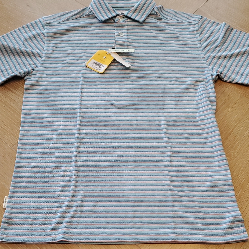 NEW Duck Head Mens Small Performance Polo